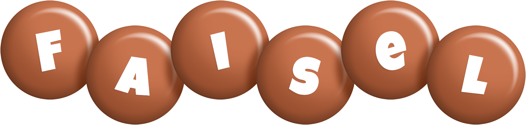 Faisel candy-brown logo