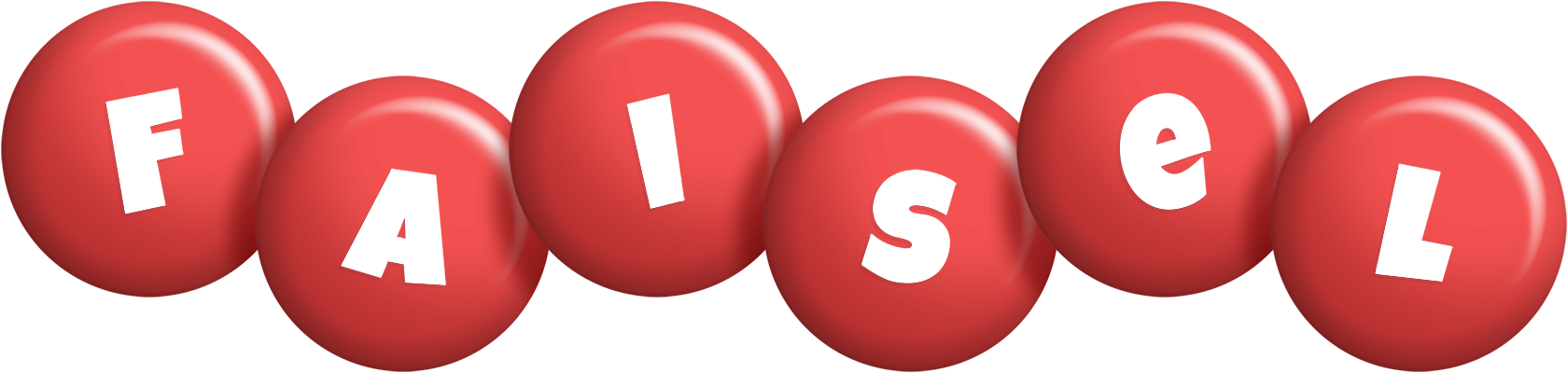 Faisel candy-red logo