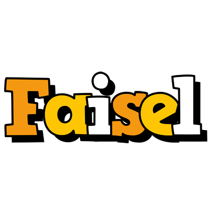 Faisel cartoon logo