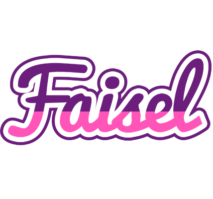 Faisel cheerful logo