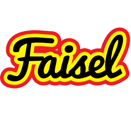 Faisel flaming logo