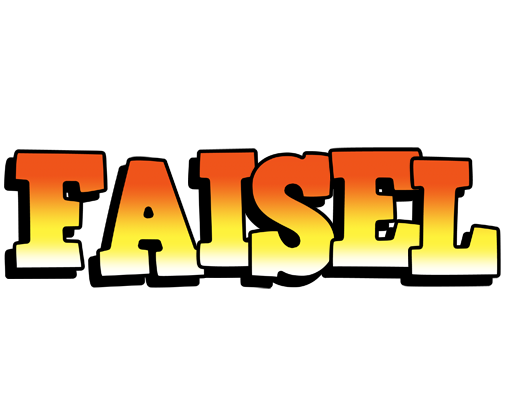 Faisel sunset logo