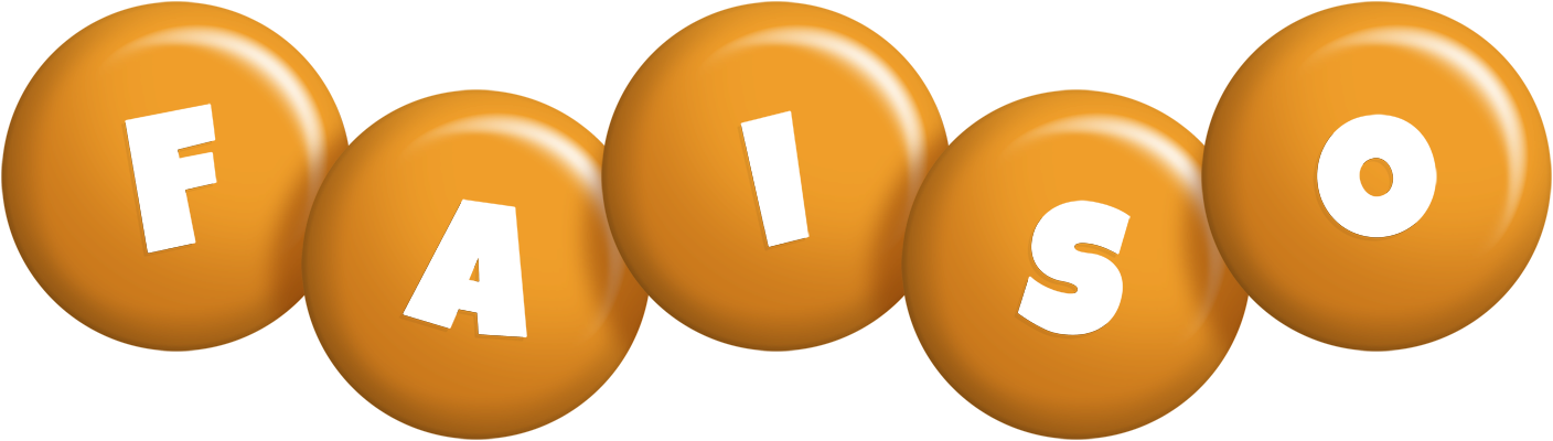Faiso candy-orange logo