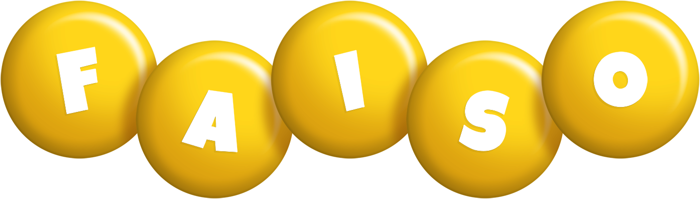 Faiso candy-yellow logo