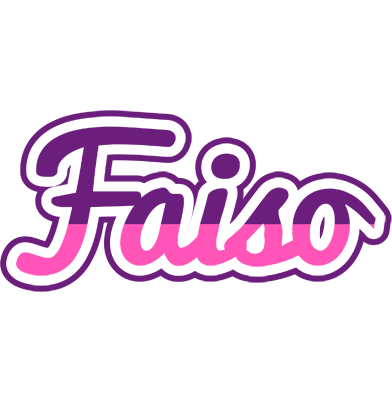 Faiso cheerful logo