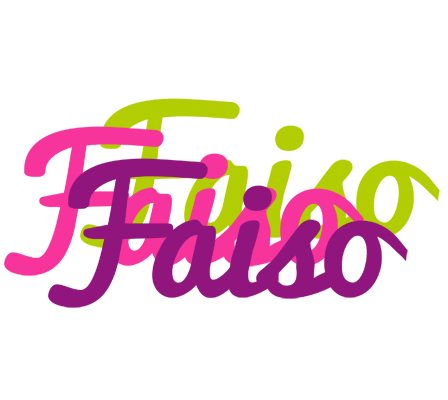Faiso flowers logo