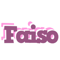 Faiso relaxing logo