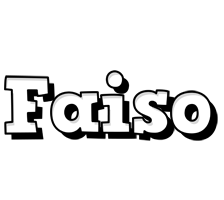 Faiso snowing logo