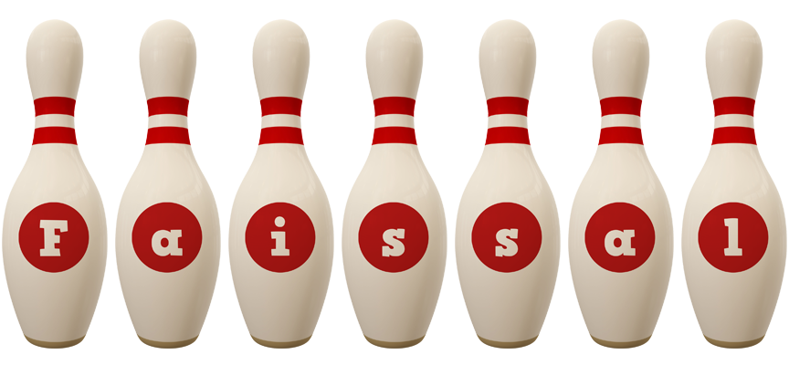 Faissal bowling-pin logo