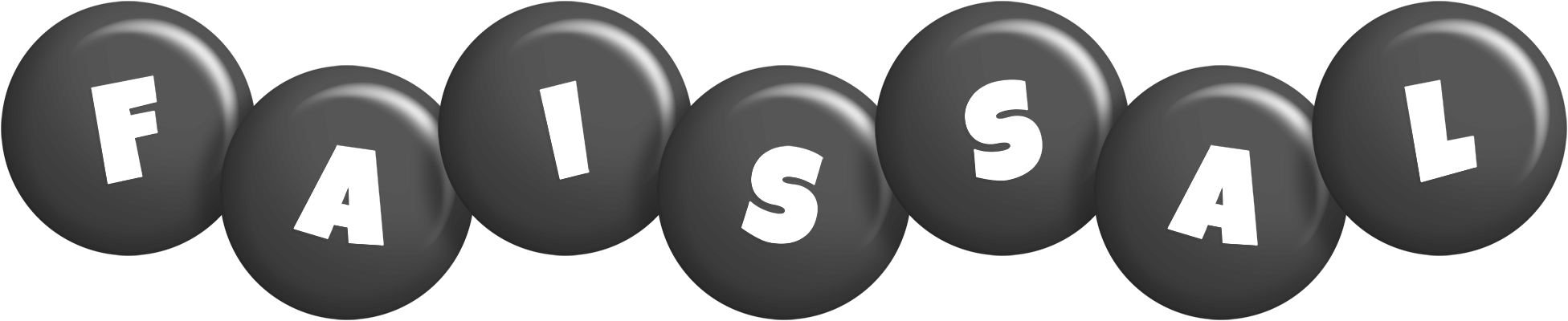 Faissal candy-black logo