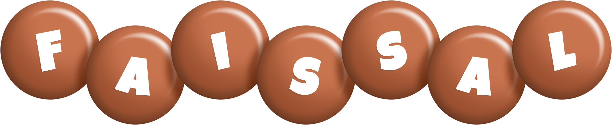 Faissal candy-brown logo