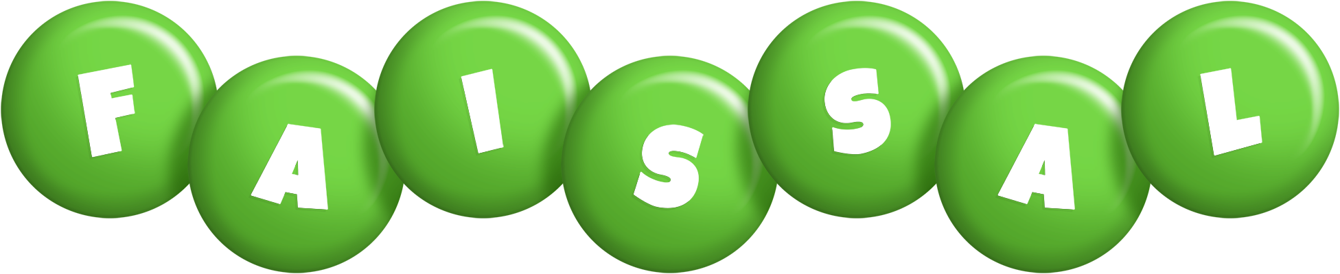 Faissal candy-green logo