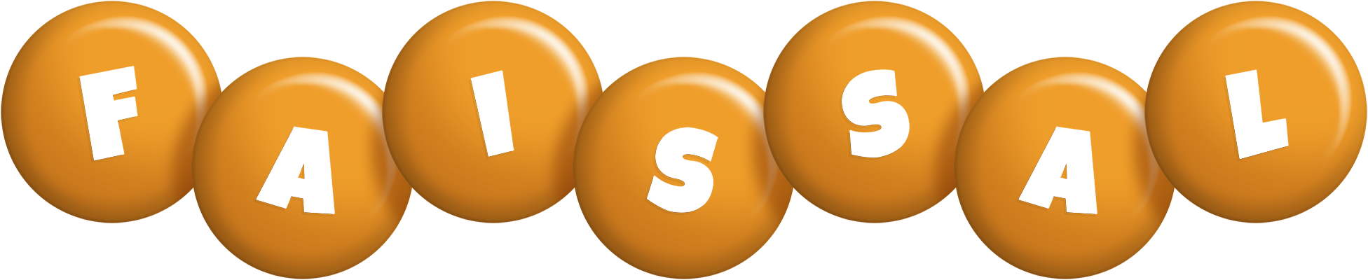 Faissal candy-orange logo
