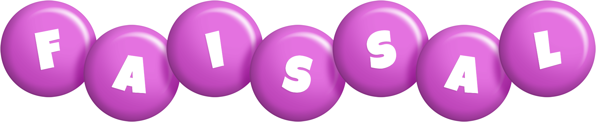 Faissal candy-purple logo
