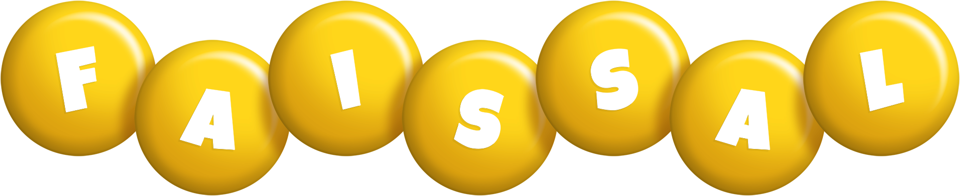 Faissal candy-yellow logo