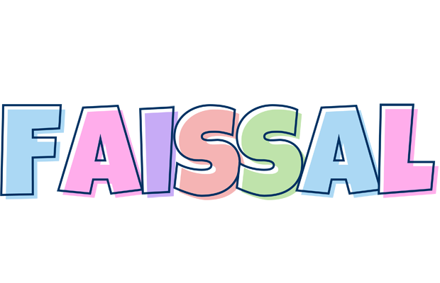 Faissal pastel logo