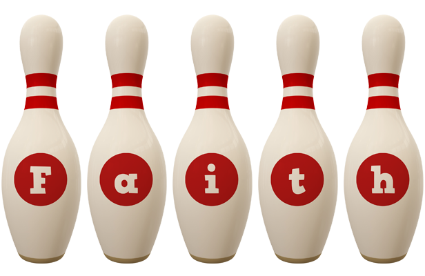Faith bowling-pin logo