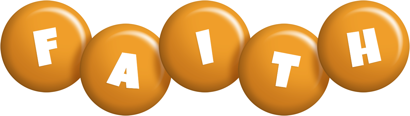 Faith candy-orange logo