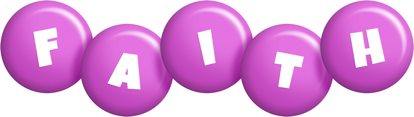 Faith candy-purple logo