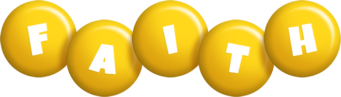 Faith candy-yellow logo