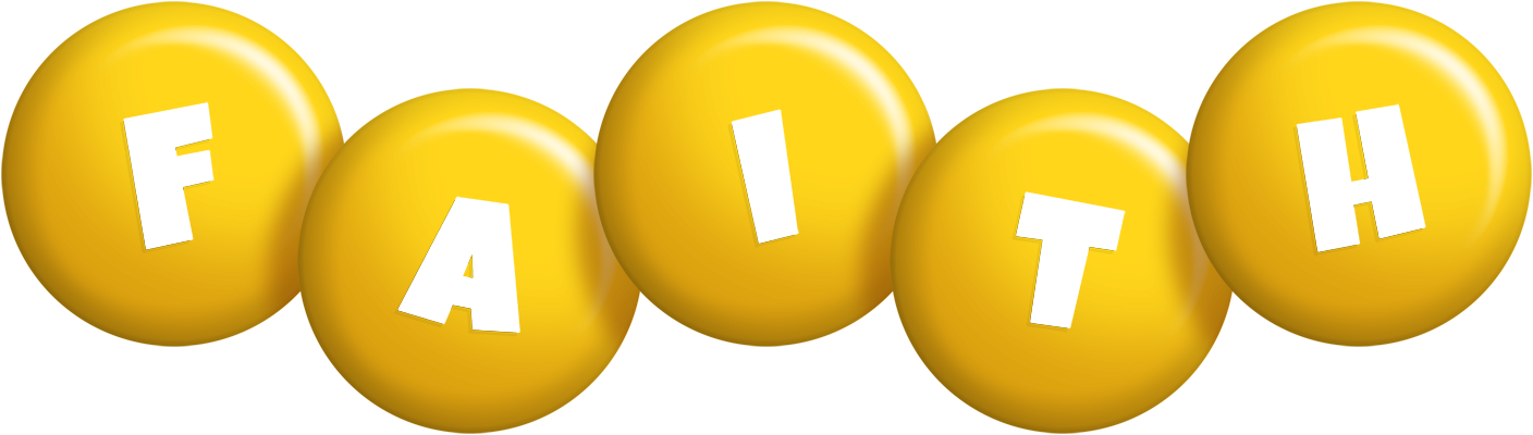 Faith candy-yellow logo