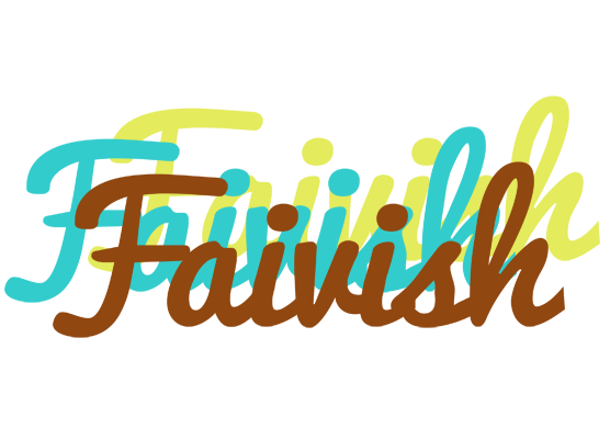 Faivish cupcake logo