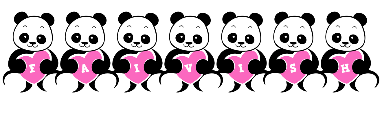 Faivish love-panda logo
