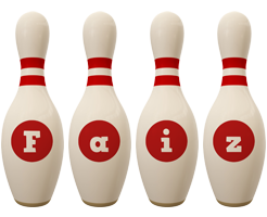 Faiz bowling-pin logo
