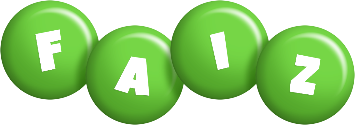 Faiz candy-green logo