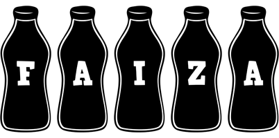 Faiza bottle logo