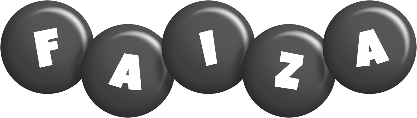 Faiza candy-black logo