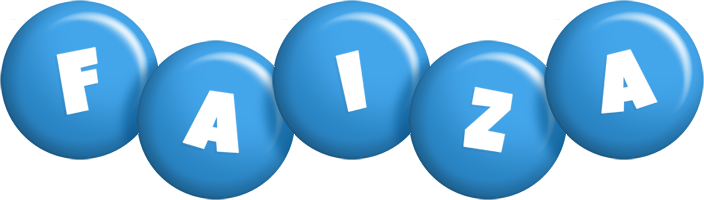 Faiza candy-blue logo