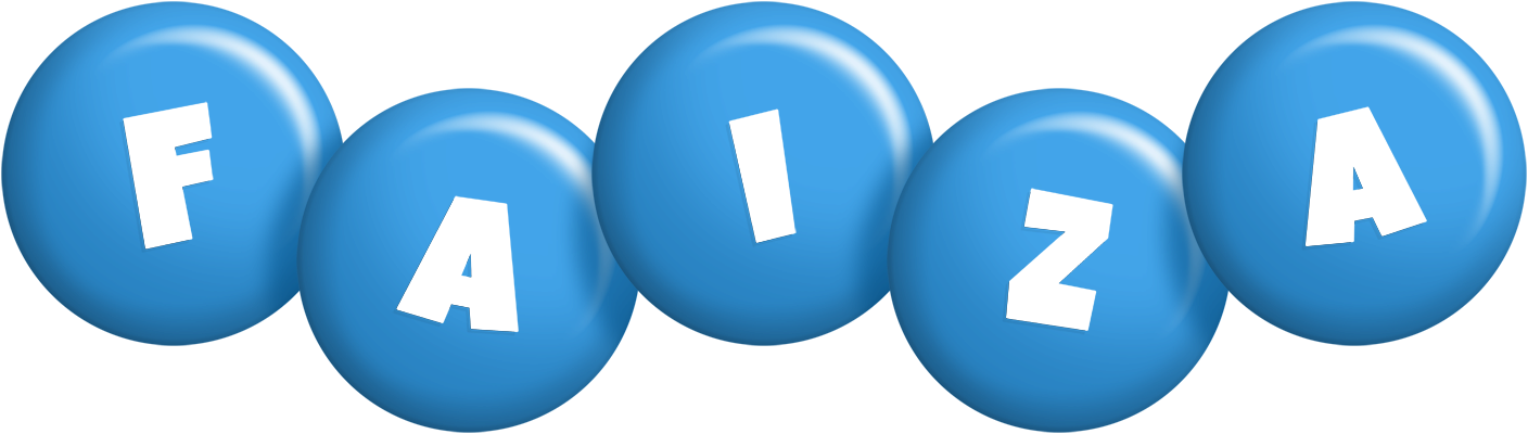 Faiza candy-blue logo