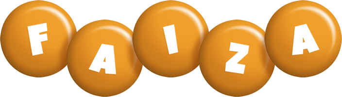Faiza candy-orange logo