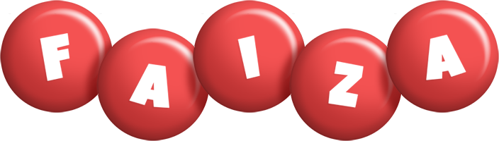 Faiza candy-red logo