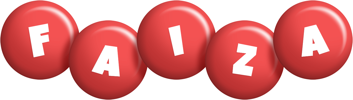 Faiza candy-red logo