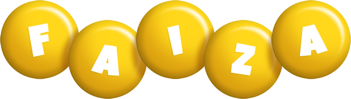 Faiza candy-yellow logo