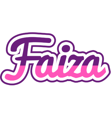 Faiza cheerful logo
