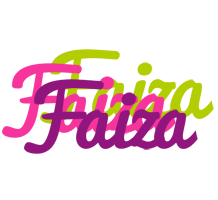 Faiza flowers logo