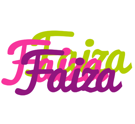 Faiza flowers logo