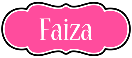 Faiza invitation logo