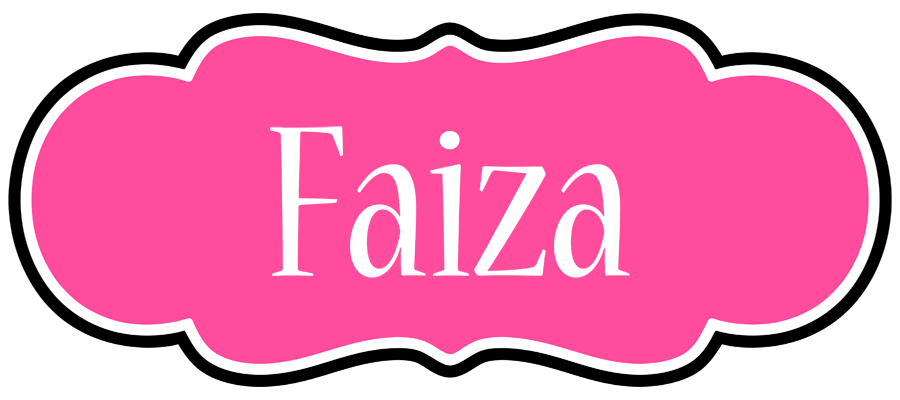 Faiza invitation logo