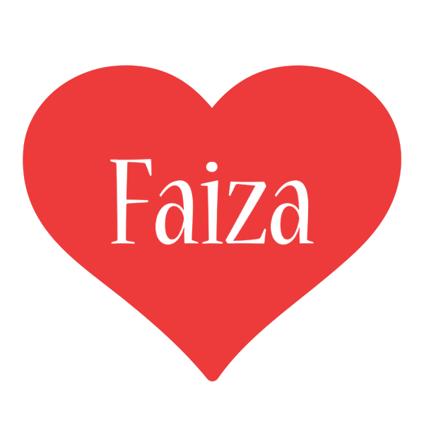 Faiza love logo
