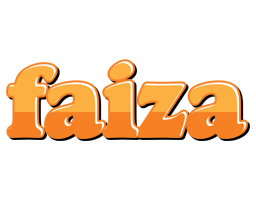 Faiza orange logo