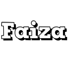 Faiza snowing logo