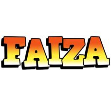 Faiza sunset logo