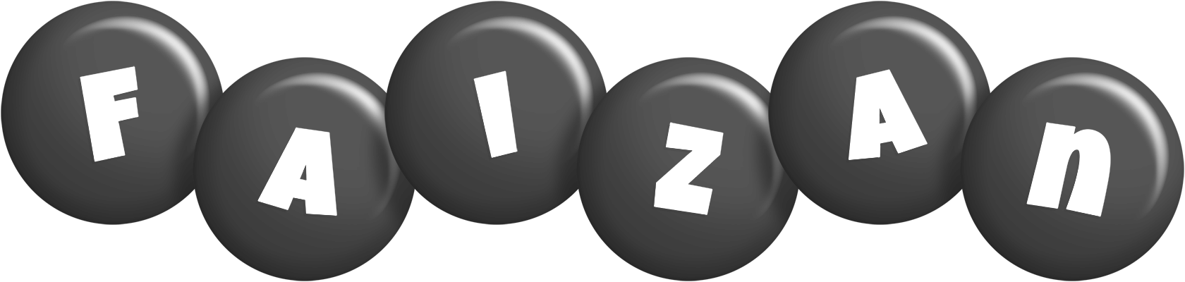 Faizan candy-black logo