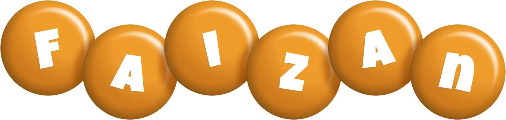 Faizan candy-orange logo