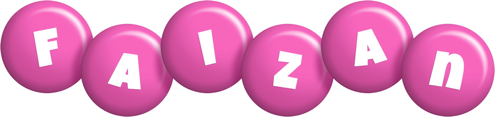 Faizan candy-pink logo
