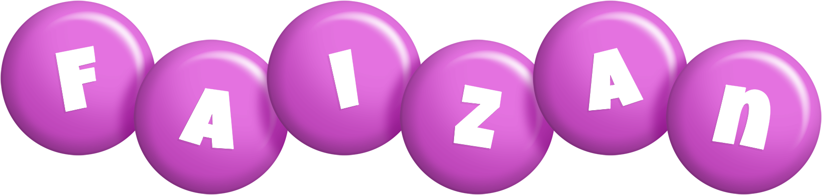 Faizan candy-purple logo